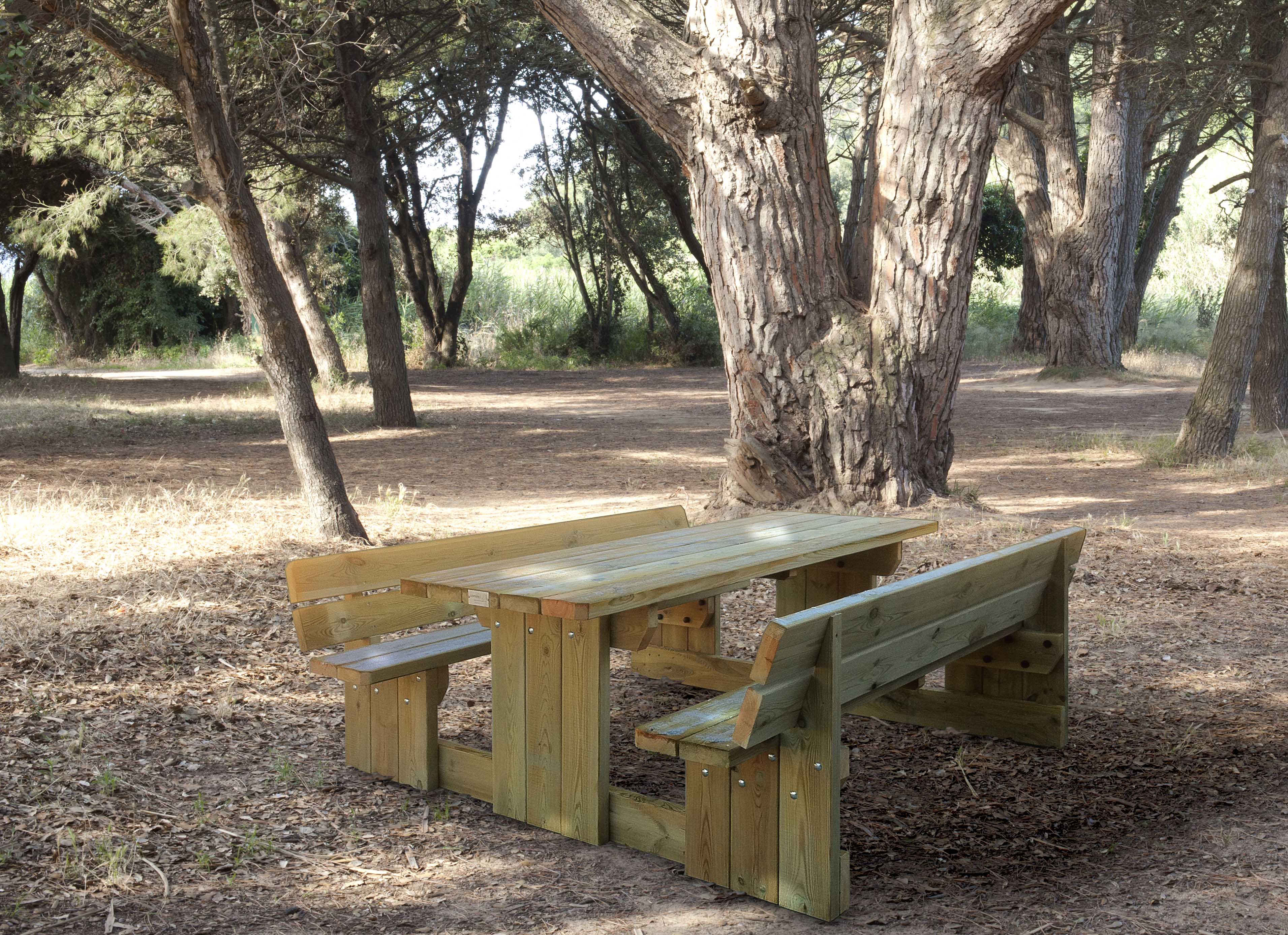 Mesas de pícnic : Mesas Navic: Mesa de pícnic de madera tratada Navic