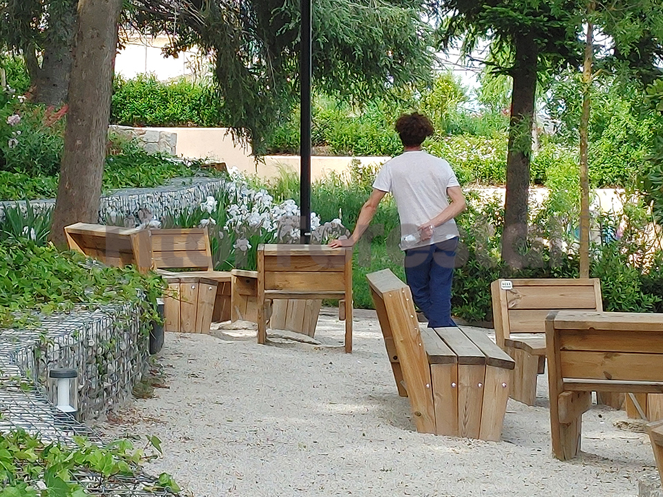 Bancos de madera : Bancos Bessiberri: Banco de madera tratada Bessiberri