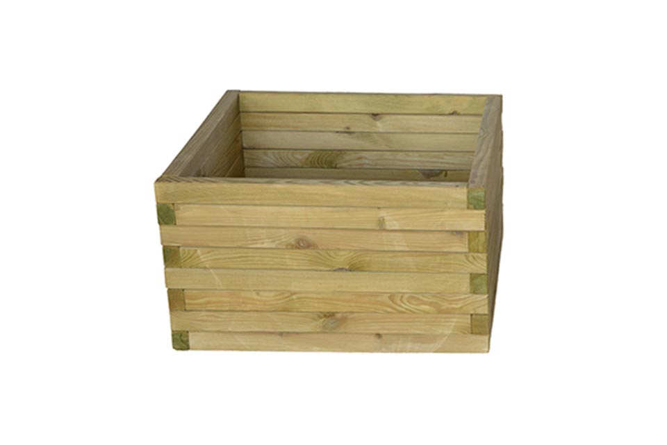 jardinera de madera