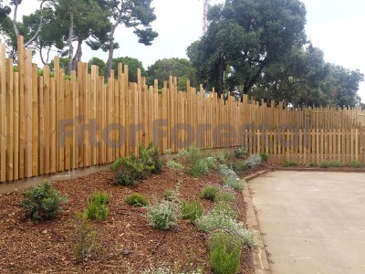 Poste cuadrado pino Nacional tratado y cepillado